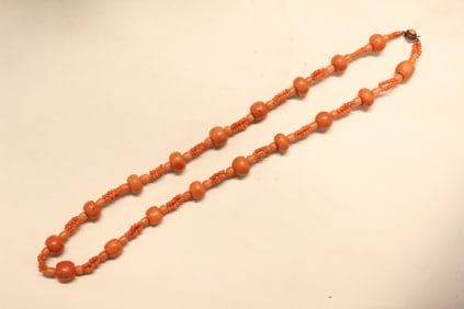 Antique Coral Necklace