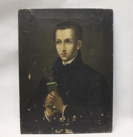 Oil painting on canvas by Unknown