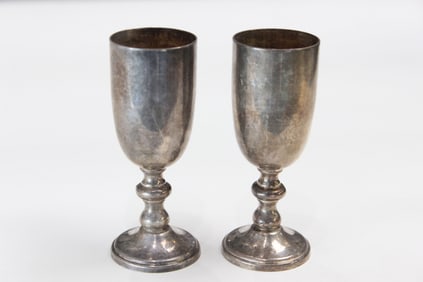 Pair of Silver Cups