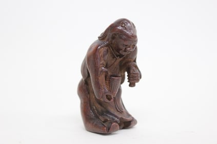 Japanese Bamboo Carved Figurine