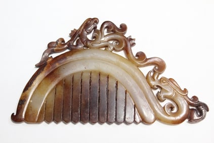 Chinese Archaic Jade Hair Comb