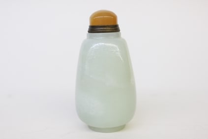 19th C Chinese Jade Snuff Bottle