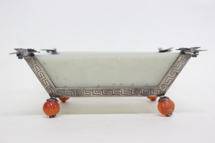 Qing Chinese Natural Jade Washer