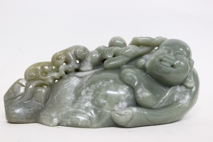 Chinese Jade Carved Buddha