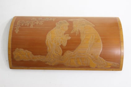Chinese Bamboo Carved Wrist Rest