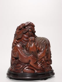 Qing Chinese Huangyang Wood Carved Burner