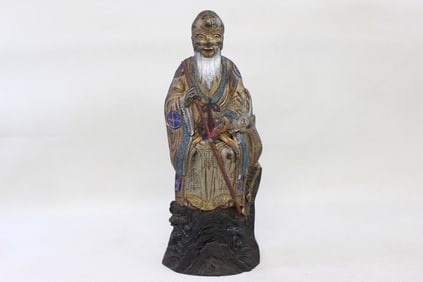 Chinese Antique Ink-Sticks Factory Figural