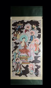 Attribute to Zhang Daqian, Chinese Silk Painting