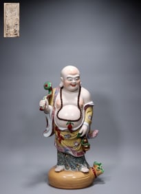 Chinese Famille Rose Buddha,Mark