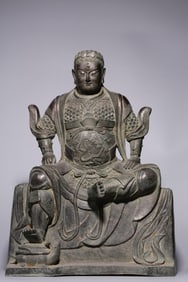 Chinese Bronze Buddha Sculpture