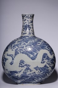Chinese Blue and White Porcelain Vase