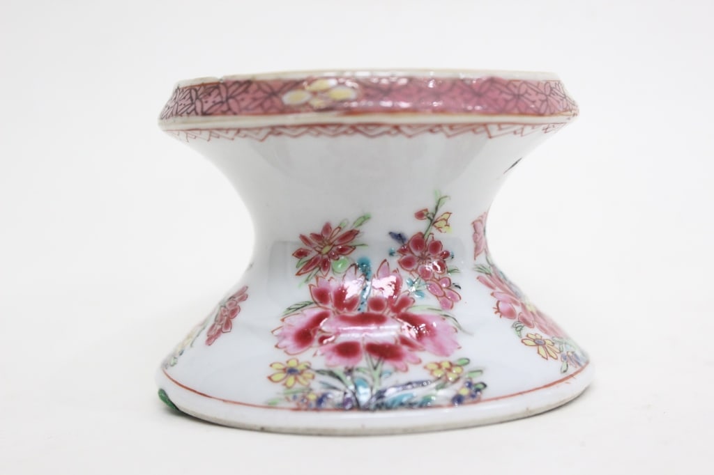 Antique Chinese Export Famille Rose Salt Cellar (1 of 5)