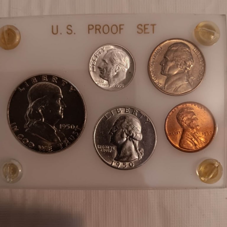 1950 United States Proof Set(Five Coins) (1 of 12)
