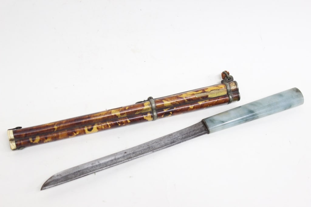 Antique Chinese Traveling Eating TROUSSE Knife (1 of 9)