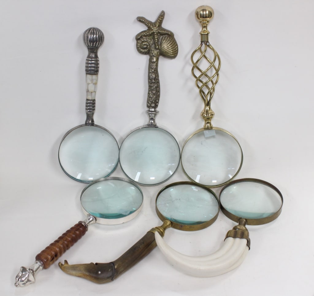 Lot of 6 Vintage Magnifier Glasses (1 of 8)