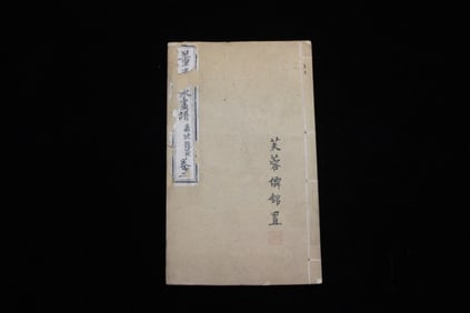 Qing Guanxu Period Chinese Ink Landscape Book