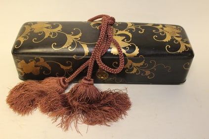 Vintage Japanese Lacquer Wood Box