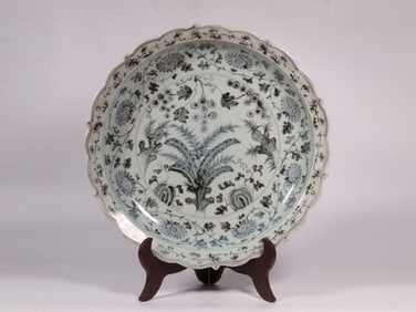 Chinese Blue and White Porcelain Plate