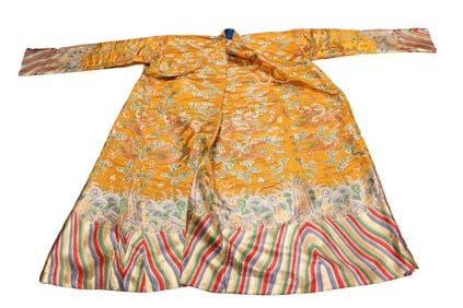 Chinese Silk Dragon Embroidery Robe