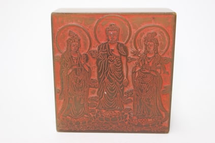 Chinese Soapstone Carved Seal w Calligraphy