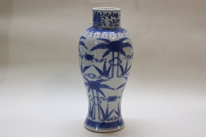 Chinese Blue and White Porcelain Vase