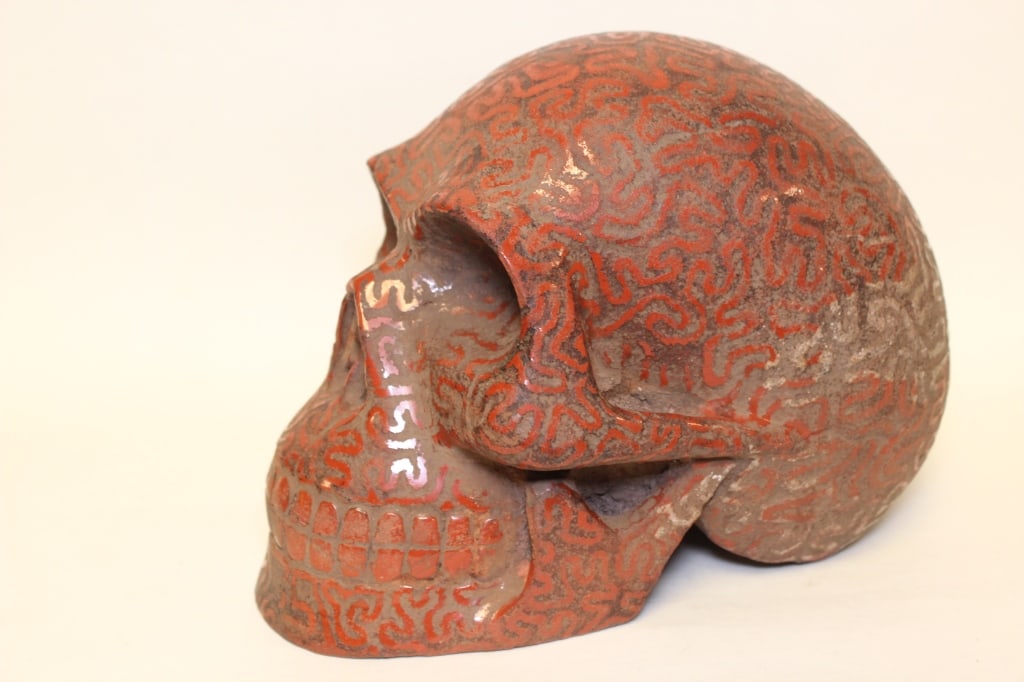 Hand Carved Stone Skull Head (1 of 11)