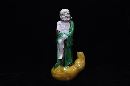 Chinese Sancai Porcelain Figural