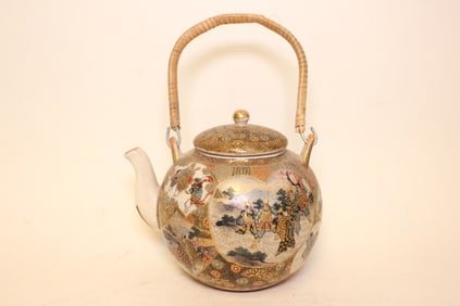 Japanese Satsuma Teapot, 19th.C