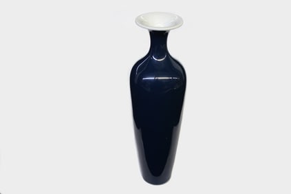 Chinese Blue Monochrome Porcelain Vase