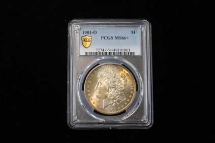 1901-O Morgan Silver Dollar $1-Certified PCGS MS66