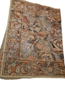 Vintage large handmade tapestry made in France