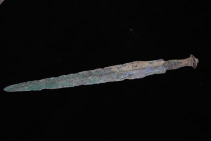 Vintage Chinese Ancient Bronze Dagger/ Sword