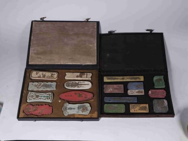 Two Box Chinese Inkstick Set