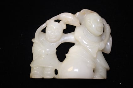 Chinese Jade Carved Boys