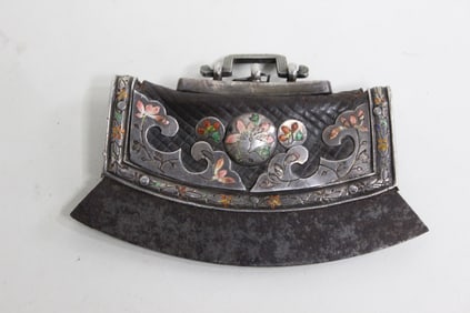 Antique Tibetan Silver and Iron Fire Striker
