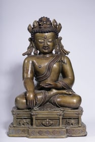 Chinese Bronze Buddha Statue