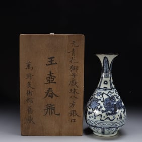 Chinese Blue and White Porcelain Vase