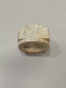 Chinese Jade Carved Cong Toggle