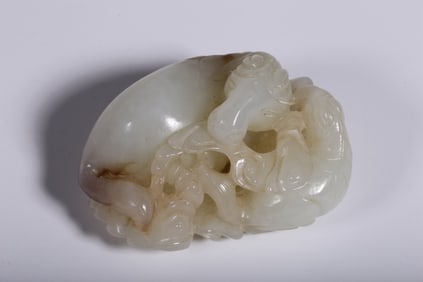 Chinese Jade Carved Toggle