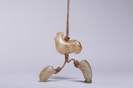 Chinese Jade Carved Toggle