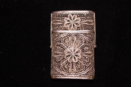 European Filigree Silver Case