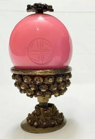 Antique Chinese Mandarin Hat Finial top Ornate