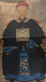 Chinese Ancestor Painting on Paper