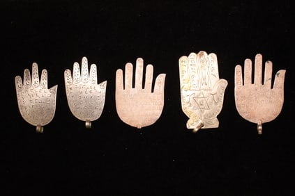 Lots of 5 Jewish Amulet Hamsa Pendant