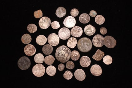 Lots of 36 Silver and Copper Ancient Coins