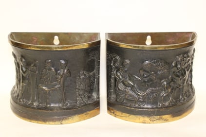 Pair of  Classical Bronze Planter