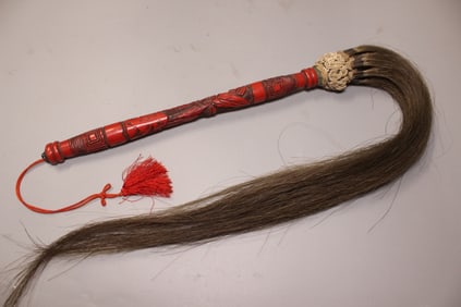 19th.C Chinese Traditional Ceremonial Rod Whisk