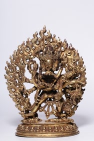 Chinese Gilt Bronze Buddha Statue