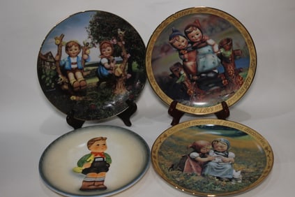 Four Edition Limited Porcelain Dishes