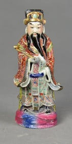 Qing Chinese Famille Rose Immortal Figurine